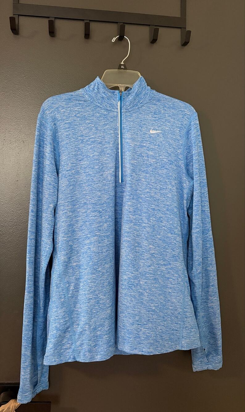 Nike Blue Dri-Fit Quarter Zip